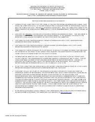 Document preview: Form ADWR58-700 Notification of Change of Ownership and/or Change in Point of Withdrawal for a Type 2 Non-irrigation Grandfathered Right - Arizona