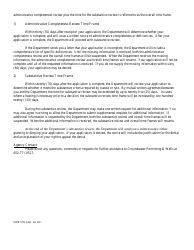 Instructions for Form DWR45-515 Application for Permit to Withdraw Groundwater for General Industrial Use Within an Active Management Area - Arizona, Page 2