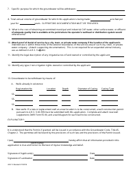 Form 515 Application for Permit to Withdraw Groundwater for General Industrial Use Within an Active Management Area - Arizona, Page 2