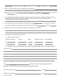 Form 514 Application for Permit to Withdraw Groundwater for Mineral Extraction &amp; Metallurgical Processing Within an Active Management Area - Arizona, Page 2