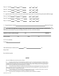 Form 1041 Application for Water Exchange Permit - Arizona, Page 3