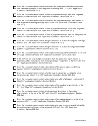 Underground Storage Facility Application Checklist - Arizona, Page 2