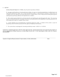 Application for Change in Beneficial Use - Arizona, Page 4