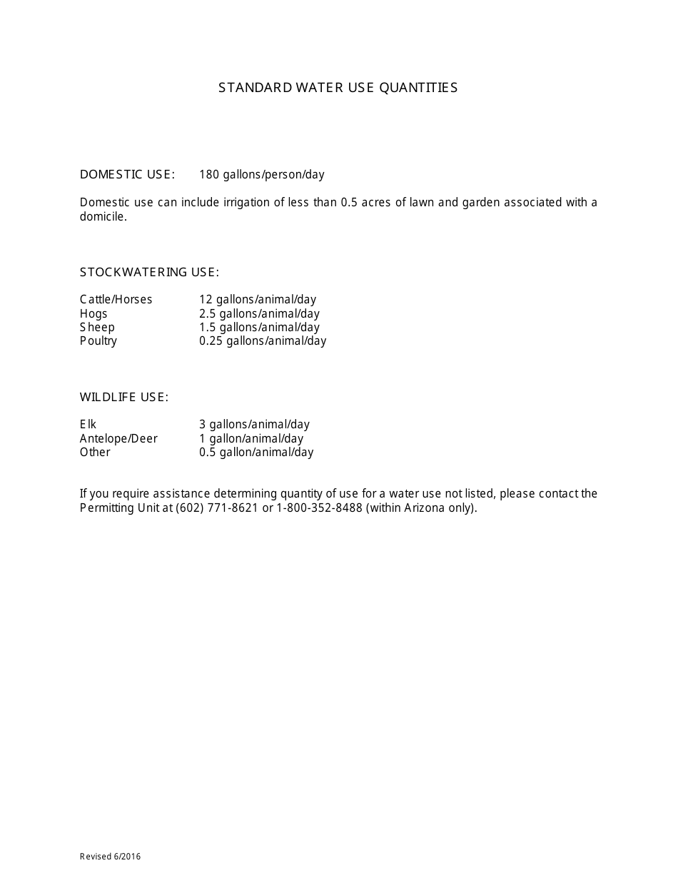 Amendment Statement of Claim of Right to Use Public Waters of the State of Arizona - Arizona, Page 4