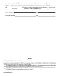 Form 519.01 Application for Permit to Withdraw Groundwater for Hydrologic Testing Purposes Within an Active Management Area - Arizona, Page 3