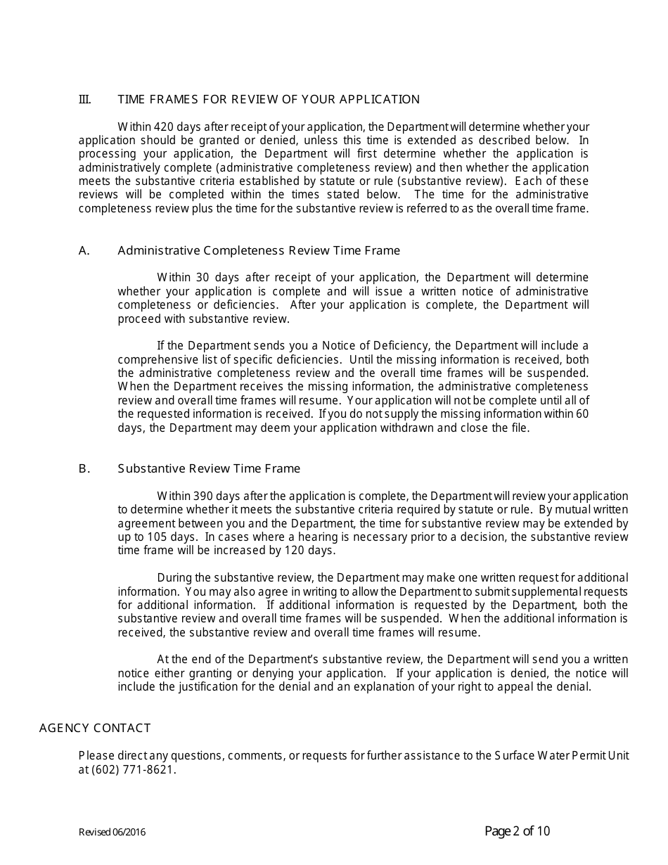 Application to Sever and Transfer - Arizona, Page 2
