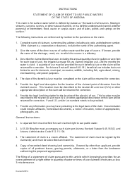 Statement of Claim of Right to Use Public Waters of the State of Arizona - Arizona, Page 2