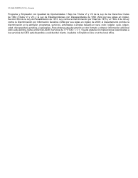 Formulario CC-024A FORFFS Declaracion De Verificacion De Sueldo Y Empleo - Arizona (Spanish), Page 2