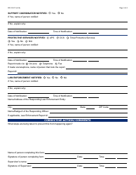 Form DD-191-FF Incident Report - Arizona, Page 3