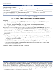 Form FAA-1402A FORFF San Carlos Apache Tribe TANF Referral Notice - Arizona, Page 2