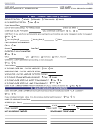 Form FA-053-FF Verification of Employment History - Arizona, Page 2