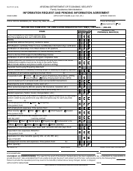 Document preview: Form FA-077-FF Information Request and Pending Information Agreement - Arizona