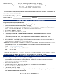Document preview: Form SNA-1000A FORPD Rights and Responsibilities - Arizona