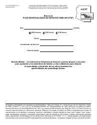 Document preview: Formulario GCI-1021A-S Plan Individualizado De Servicio Familiar - Paquete - Arizona (Spanish)