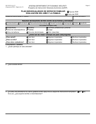 Formulario GCI-1021A-S Plan Individualizado De Servicio Familiar - Paquete - Arizona (Spanish), Page 4