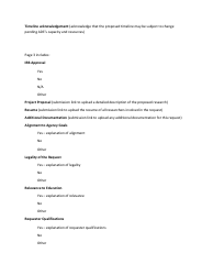 Restricted Access Research Data Request Form - Arizona, Page 2