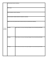 Integrated Action Plan Worksheet - Arizona, Page 4