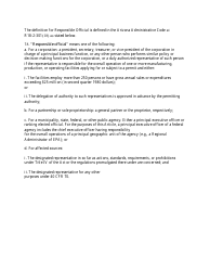 Air Quality Change of Responsible Official Form - Arizona, Page 2
