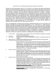 Annual/Semiannual Deviation and Monitoring Report Form - Arizona, Page 4