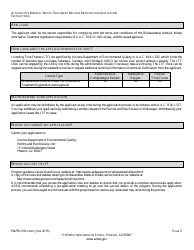 ADEQ Form P&amp;PRU Alternative Medical Waste Treatment Method Registration Application - Arizona, Page 2