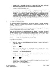 Application Packet for Air Curtain Incinerators General Permit - Arizona, Page 5