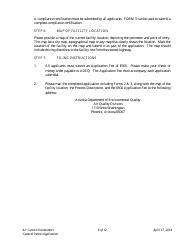 Application Packet for Air Curtain Incinerators General Permit - Arizona, Page 8