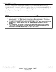 ADEQ Form GWS101 Clean Closure Application - Arizona, Page 7