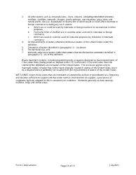 Instructions for ADEQ Form 1 Arizona Pollutant Discharge Elimination System Permit Application - Arizona, Page 13