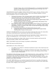 Instructions for ADEQ Form 1 Arizona Pollutant Discharge Elimination System Permit Application - Arizona, Page 9