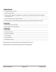 Standard Registration Application Form - Arizona, Page 14
