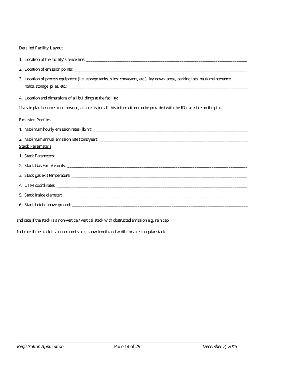 Standard Registration Application Form - Arizona, Page 14