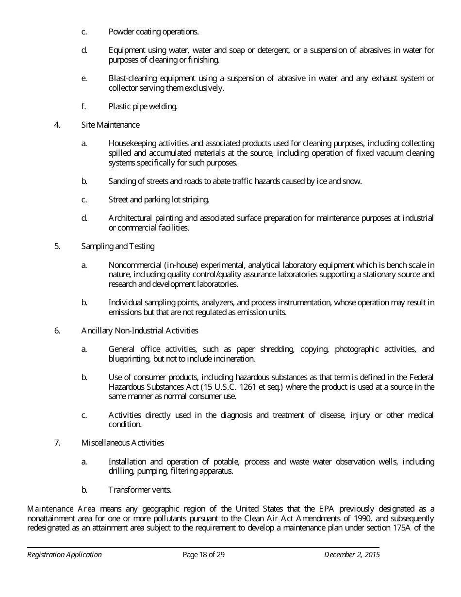 Standard Registration Application Form - Arizona, Page 18