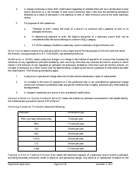 Standard Registration Application Form - Arizona, Page 22