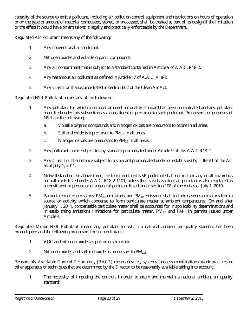 Arizona Standard Registration Application Form - Fill Out, Sign Online ...