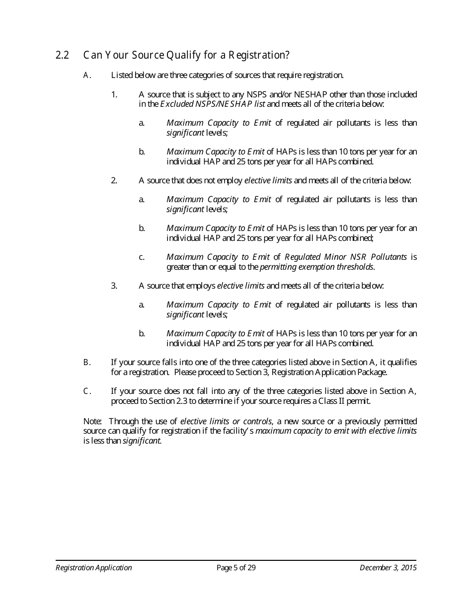 Standard Registration Application Form - Arizona, Page 5