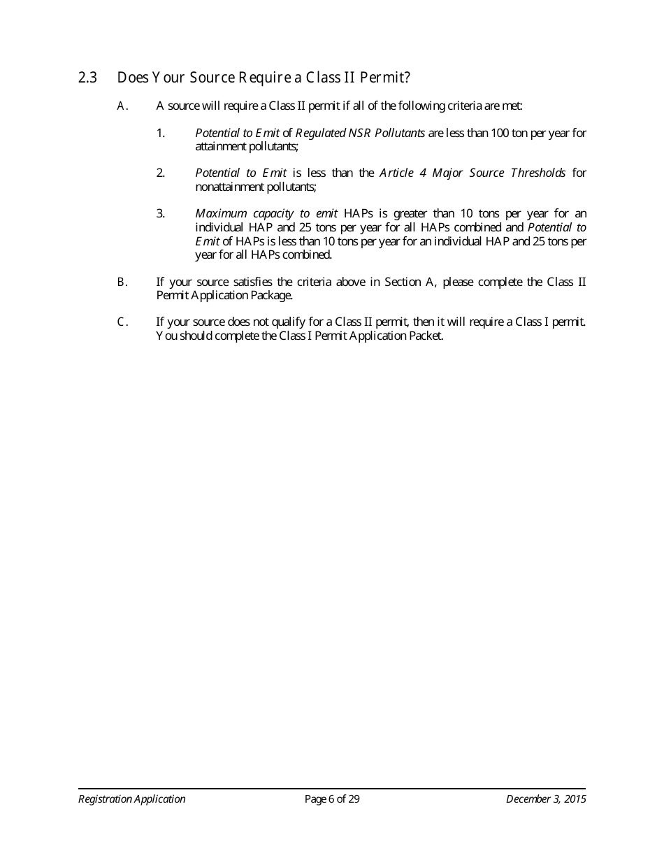 Standard Registration Application Form - Arizona, Page 6