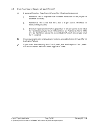 Application Packet for Class II Permit - Arizona, Page 7