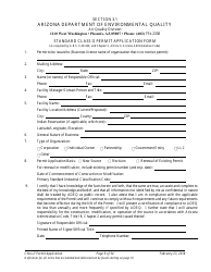 Application Packet for Class II Permit - Arizona, Page 9