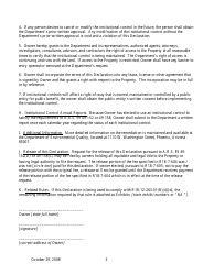 Declaration of Environmental Use Restriction for Properties With Institutional Controls - Arizona, Page 3
