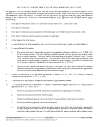 Application Packet for a Class I Permit - Arizona, Page 9