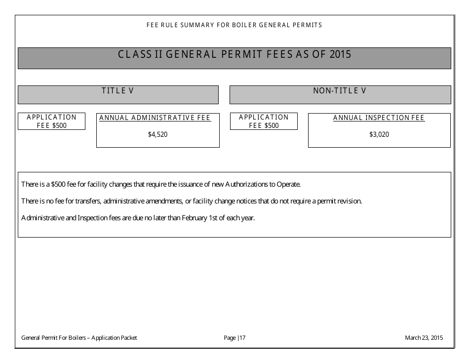 General Permit Application Packet - Boilers - Arizona, Page 19