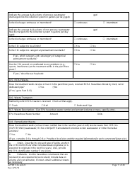 AZPDES Form 2A/2S Arizona Pollutant Discharge Elimination System Application - Arizona, Page 11