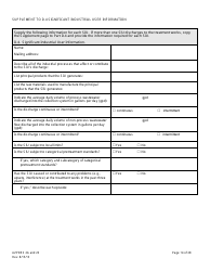 AZPDES Form 2A/2S Arizona Pollutant Discharge Elimination System Application - Arizona, Page 14