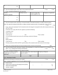 AZPDES Form 2A/2S Arizona Pollutant Discharge Elimination System Application - Arizona, Page 7