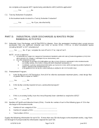 AZPDES Form AZGP2012-001 Notice of Intent (Noi) Form for Infrequent Discharges of Domestic Wastewater to Waters of the United States - Arizona, Page 15