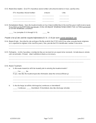 AZPDES Form AZGP2012-001 Notice of Intent (Noi) Form for Infrequent Discharges of Domestic Wastewater to Waters of the United States - Arizona, Page 17
