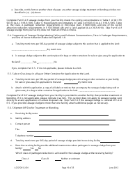 AZPDES Form AZGP2012-001 Notice of Intent (Noi) Form for Infrequent Discharges of Domestic Wastewater to Waters of the United States - Arizona, Page 19