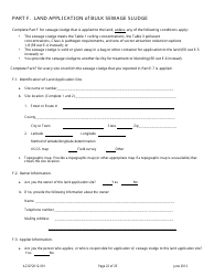 AZPDES Form AZGP2012-001 Notice of Intent (Noi) Form for Infrequent Discharges of Domestic Wastewater to Waters of the United States - Arizona, Page 22