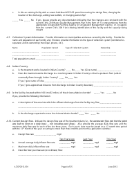 AZPDES Form AZGP2012-001 Notice of Intent (Noi) Form for Infrequent Discharges of Domestic Wastewater to Waters of the United States - Arizona, Page 4