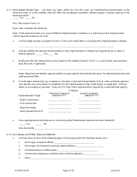 AZPDES Form AZGP2012-001 Notice of Intent (Noi) Form for Infrequent Discharges of Domestic Wastewater to Waters of the United States - Arizona, Page 5